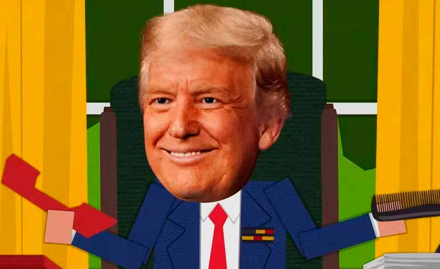 28 сезон Южного парка удвоил нападки на администрацию Трампа